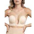BYE-BRA - STRAPLESS U-SHAPED BRA BEIGE CUP E