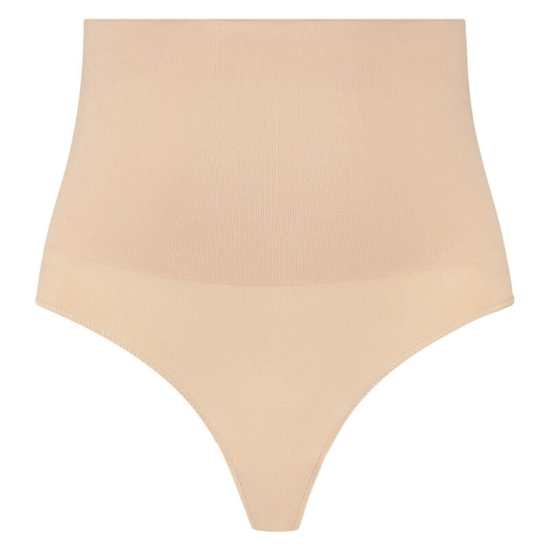 BYE-BRA - PERIZOMA SNELLENTE SENZA CUCITURE BEIGE TAGLIA XXL