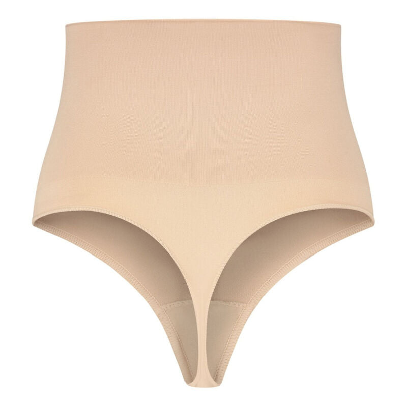 BYE-BRA - PERIZOMA SNELLENTE SENZA CUCITURE BEIGE TAGLIA XXL