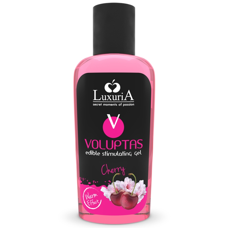 INTIMATELINE LUXURIA - VOLUPTAS SPEISEBAR MASSAGEGEL WÄRMENDER EFFEKT - KIRSCHEN-AROMA 100 ML