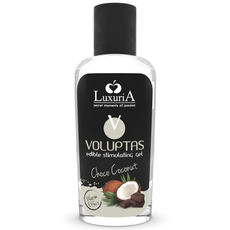 INTIMATELINE LUXURIA - GEL DE MASSAGE COMESTIBLE EFFET CHAUFFANT VOLUPTAS - COCO ET CRÈME 100 ML