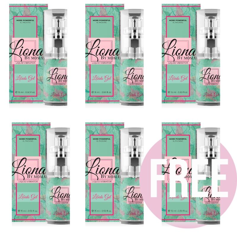 LIONA BY MOMA - VIBRATEUR LIQUIDE GEL LIBIDO 15 ML 5+1 GRATUIT