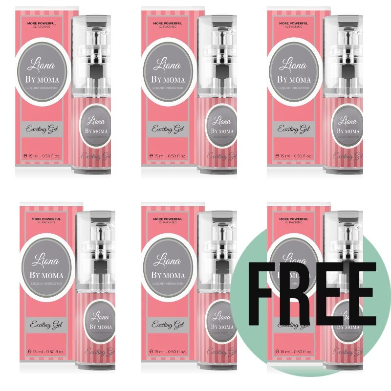 LIONA BY MOMA - VIBRATEUR LIQUIDE GEL EXCITANT 15 ML 5+1 GRATUIT