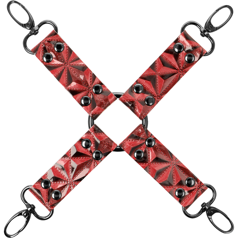 BEGME - ATTACHE PORC EN CUIR VEGAN ROUGE ÉDITION PREMIUM