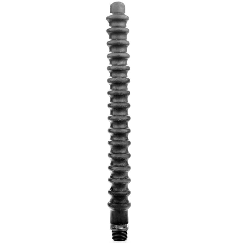 TOUT NOIR - ONDULATION GÉANTE DOUCHE ANALE SILICONE 28,5 CM