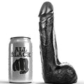 ALL BLACK - SOFT BLACK REALISTISCHER DILDO 20 CM