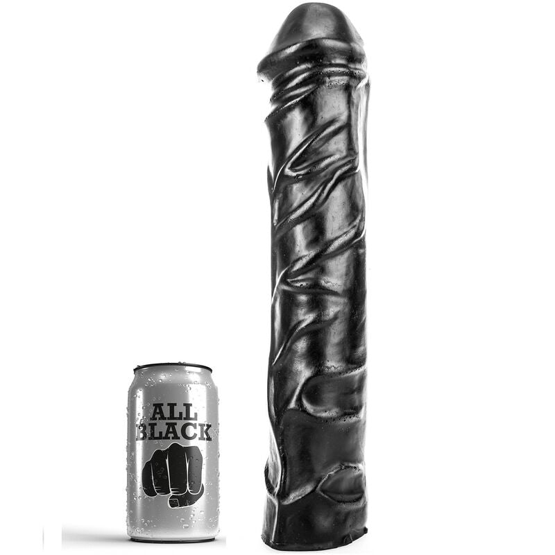 TOUT NOIR - GODEMICHET GÉANT POUR FISTING 32 CM