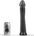 Ganz schwarz - Plug-Dildo 31 cm