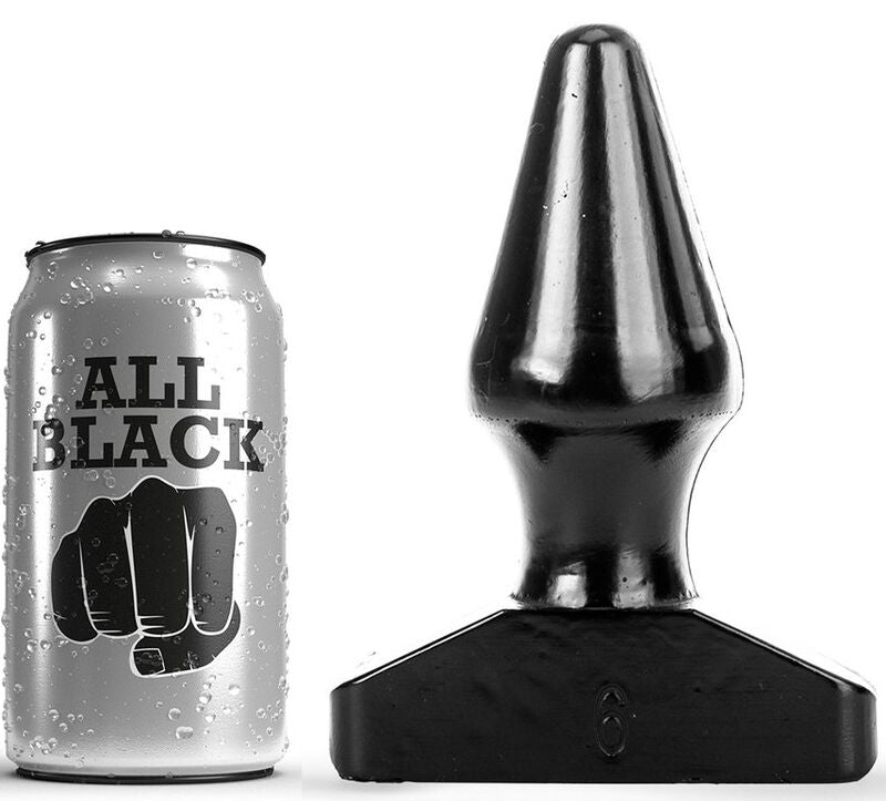ALL BLACK - PLUG ANAL 15.5 CM