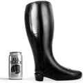 Ganz Schwarz – Riesiger weicher Fisting-Boot 31 cm