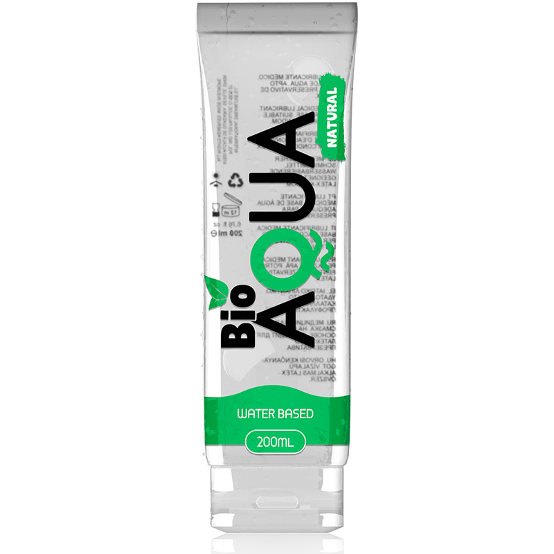 BIOAQUA - GLEITMITTEL AUF WASSERBASIS MIT NATÜRLICHEN INHALTSSTOFFEN 200 ML