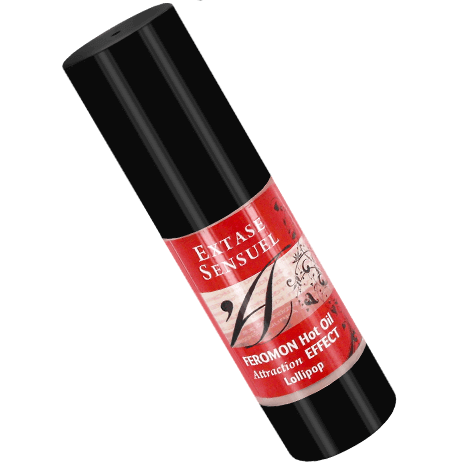 EXTASE EROTIC - HEATING EFFECT MASSAGE OIL WITH LOLLIPOP PHEROMONES 30 ML