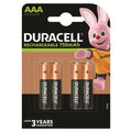 DURACELL - WIEDERAUFLADBARE BATTERIE HR03 AAA 750mAh 4 STÜCK