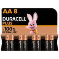 DURACELL - PLUS POWER 100 ALKALINE BATTERIE AA LR6 8 STÜCK