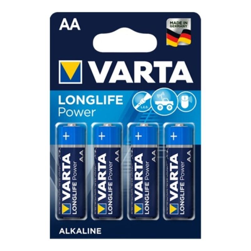 VARTA - LONGLIFE POWER ALKALIBATTERIE AA LR6 4 STÜCK