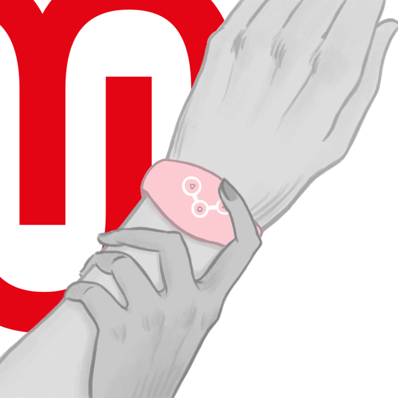 WATCHME - MONTRE CONNECTÉE ROSE PÂLE