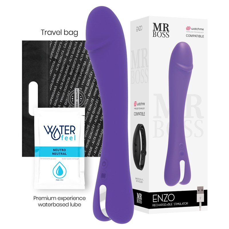 MR BOSS - VIBREUR ENZO + TÉLÉCOMMANDE WATCHME