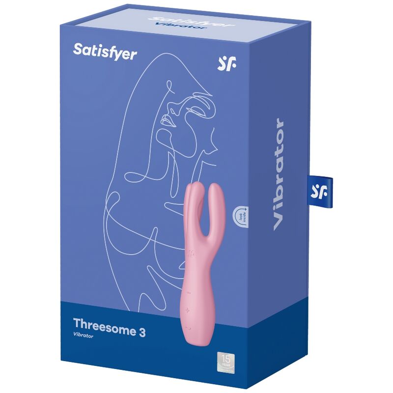 SATISFYER - VIBROMASSEUR TRIO 3 ROSE