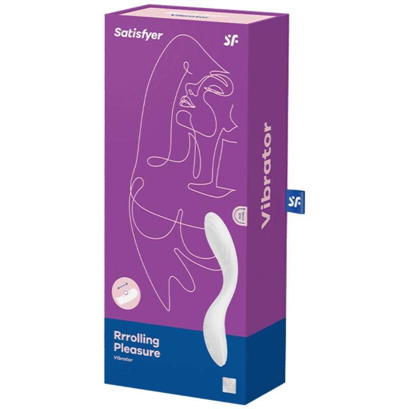 SATISFYER - VIBREUR POINT G RRROLLING PLEASURE BLANC