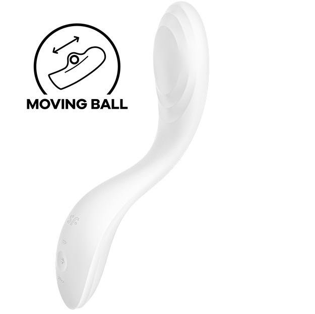 SATISFYER - VIBREUR POINT G RRROLLING PLEASURE BLANC