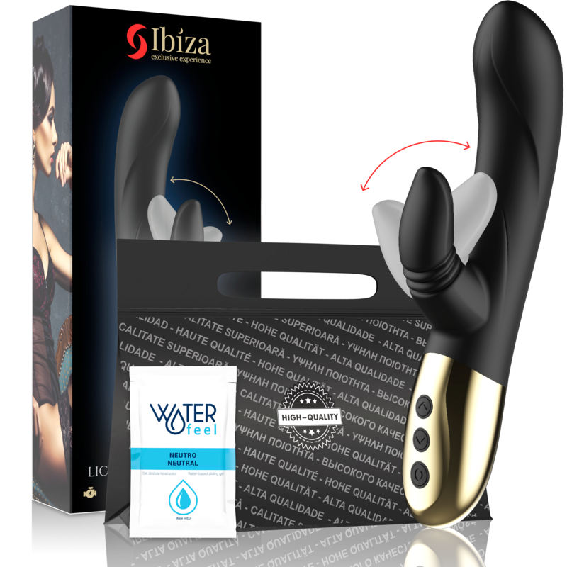 IBIZA - VIBRATOR NEUE ERFAHRUNG MIT LEKENDEM KANINCHEN