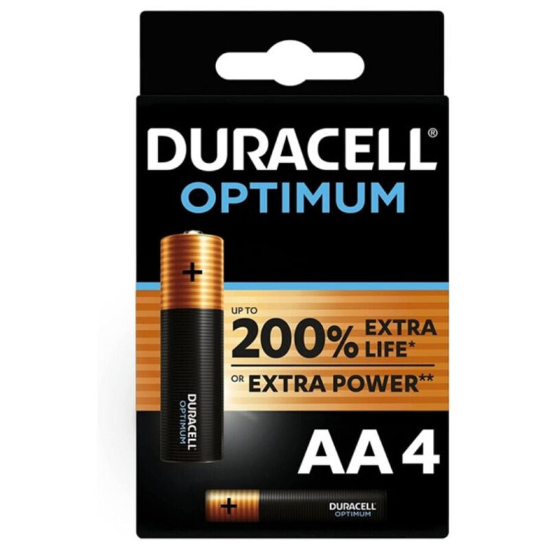 DURACELL - OPTIMUM 200 ALKALINE BATTERIE AA LR6 4 STÜCK