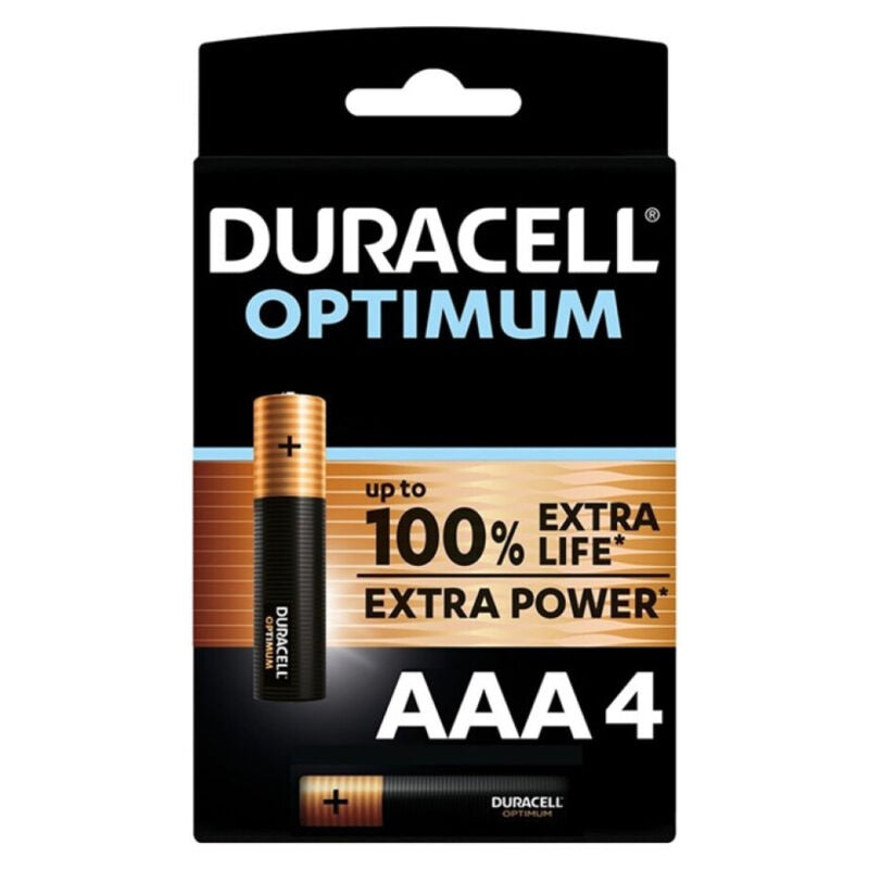DURACELL - OPTIMUM 200 ALKALINE-BATTERIE AAA LR03 4 STÜCK