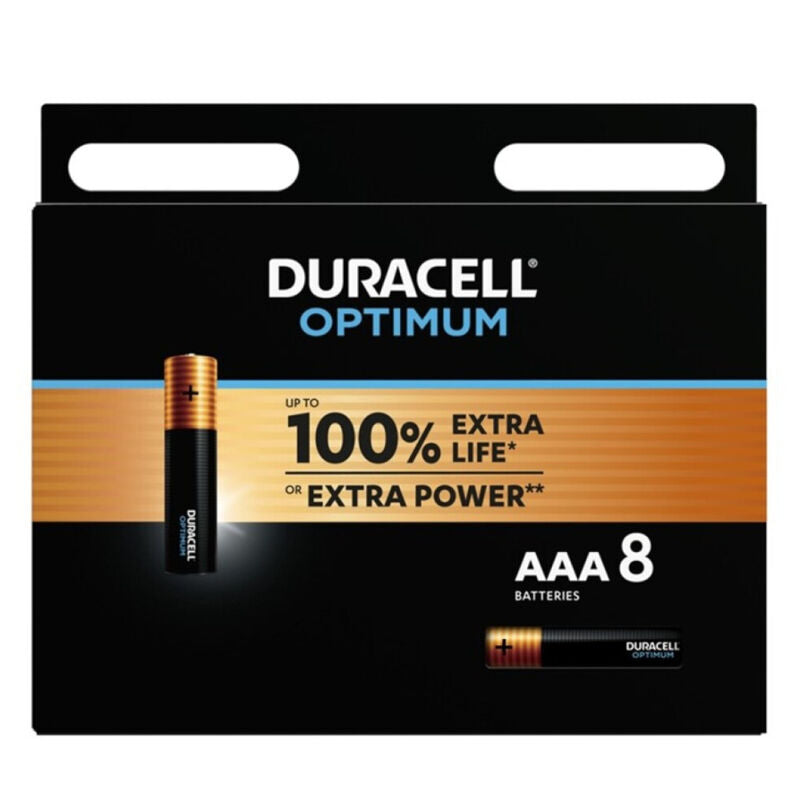 DURACELL - OPTIMUM ALKALINE BATTERIE AAA LR03 8 STÜCK
