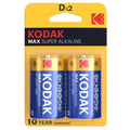 KODAK - PILE ALCALINE MAX D LR20 2 UNITÉS