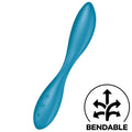 SATISFYER - VIBREUR MULTIPLE G-SPOT FLEX 1 BLEU