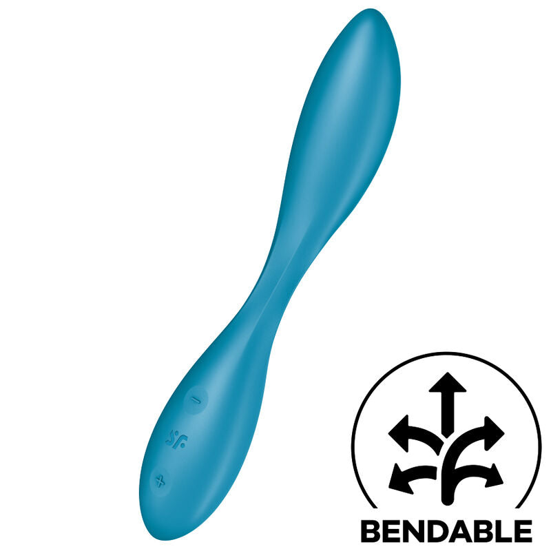 SATISFYER - VIBREUR MULTIPLE G-SPOT FLEX 1 BLEU
