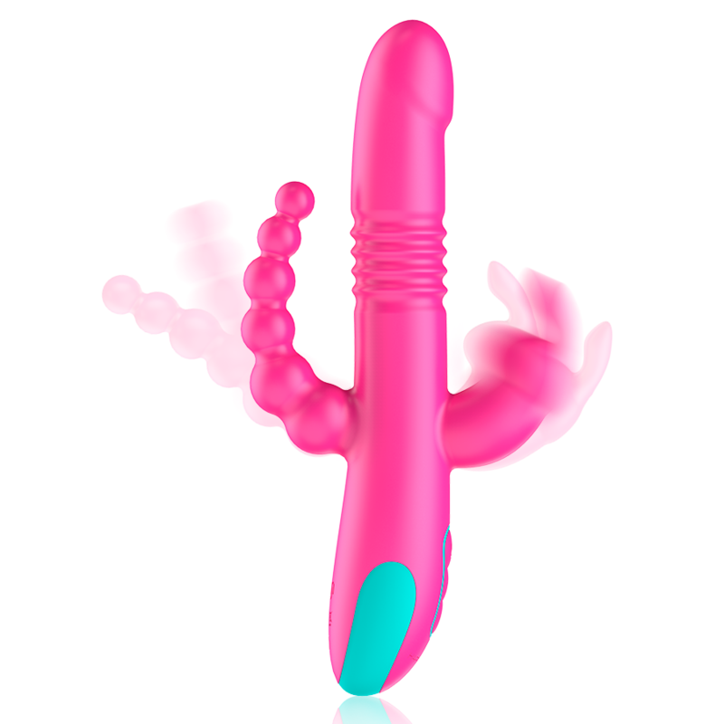 HAPPY LOKY - TRIPLE STIMULATION DONALD : ANALE, POINT G & CLITORIS + TÉLÉCOMMANDE WATCHME