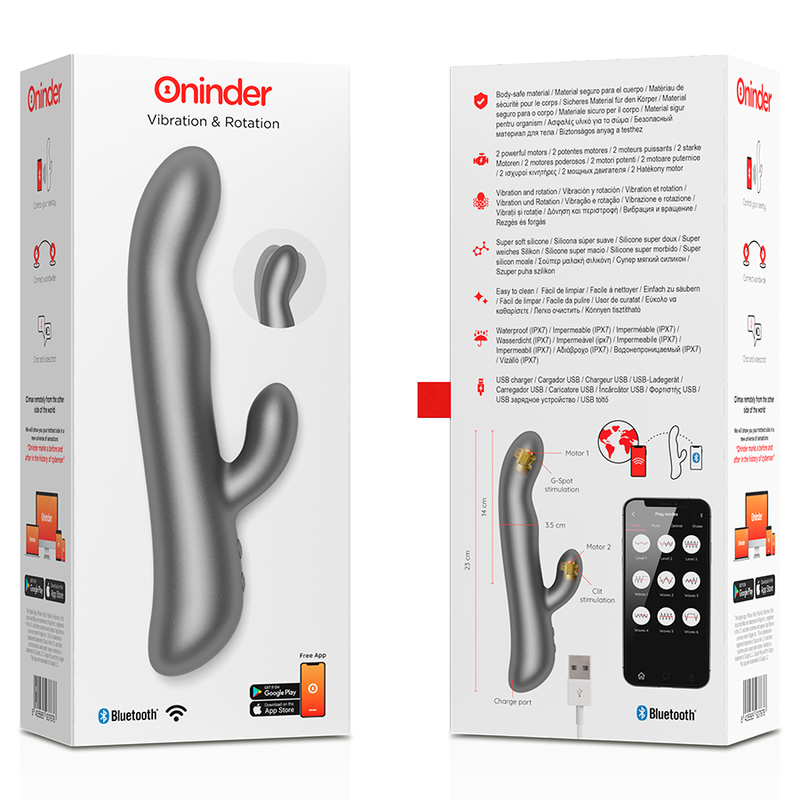 ONINDER - VIBRATION & ROTATION OSLO NOIR - APPLICATION GRATUITE