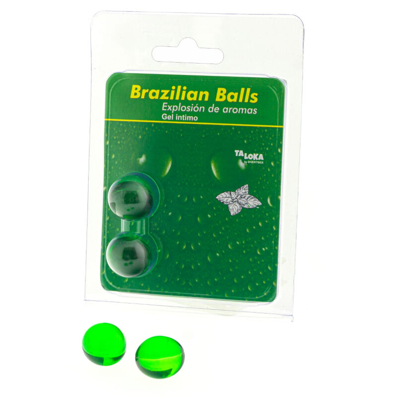 TALOKA - 2 BRAZILIAN BALLS MINT ANAL GEL