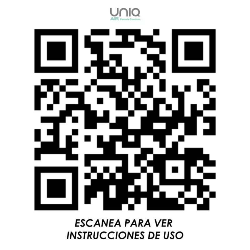 UNIQ - PRÉSERVATIF FÉMININ SANS LATEX AIR 3 UNITÉS