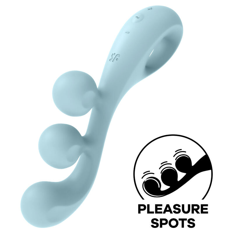 SATISFYER - TRI BALL 2 MULTI-VIBRATOR BLAU