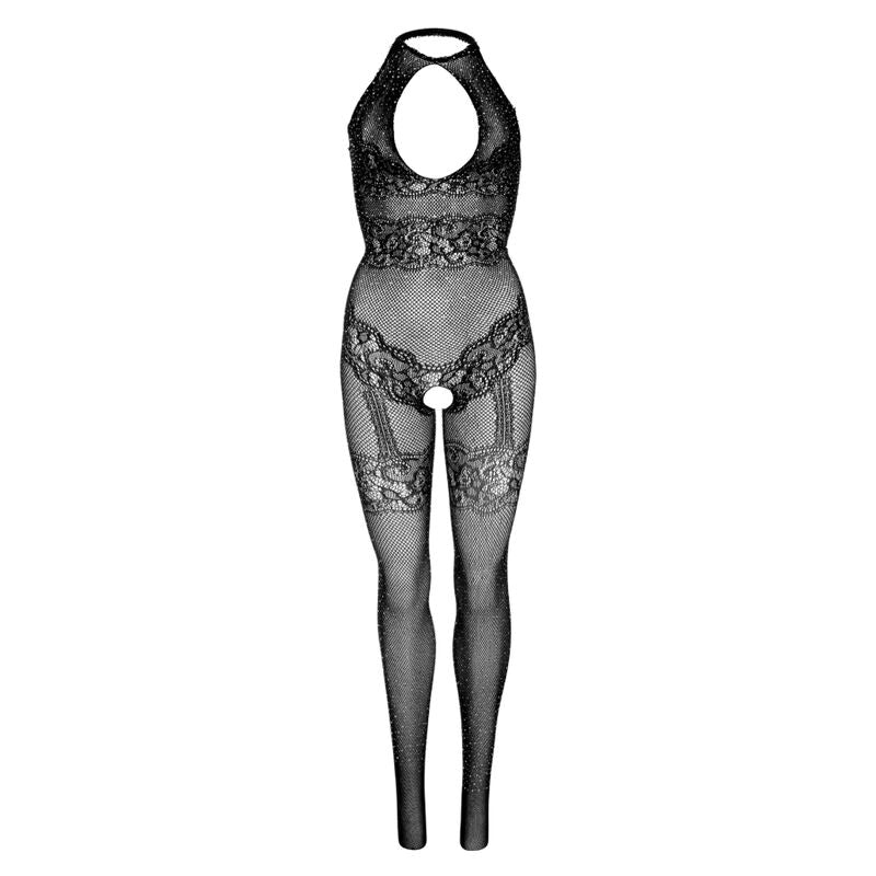 LEG AVENUE - COLLANT FILET SANS COUTURE TAILLE UNIQUE - NOIR