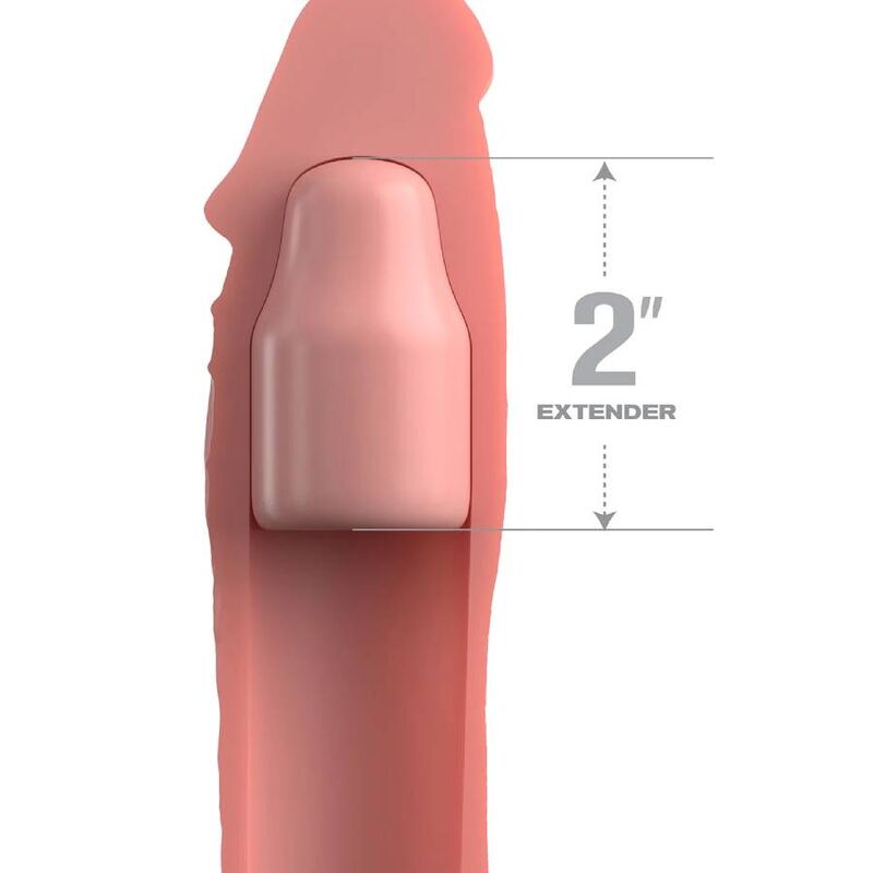 FANTASY X- TENSIONS - PIPEDREAMS EXTENSION WITH STRAP 6 INCH SKIN