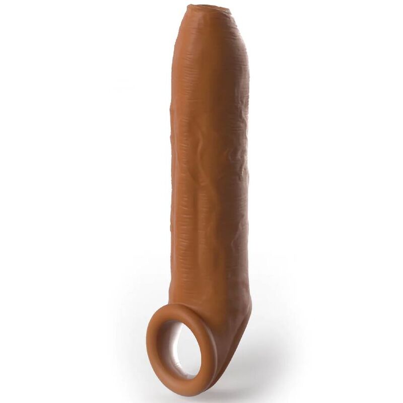 PIPEDREAMS - SLEEVE UNCUT 17,78 CM MIT RIEMEN KARAMELL