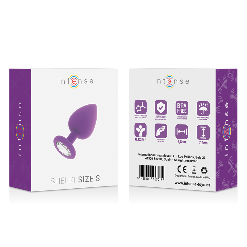 INTENSE - SHELKI WITH ANAL PLUG LILAC