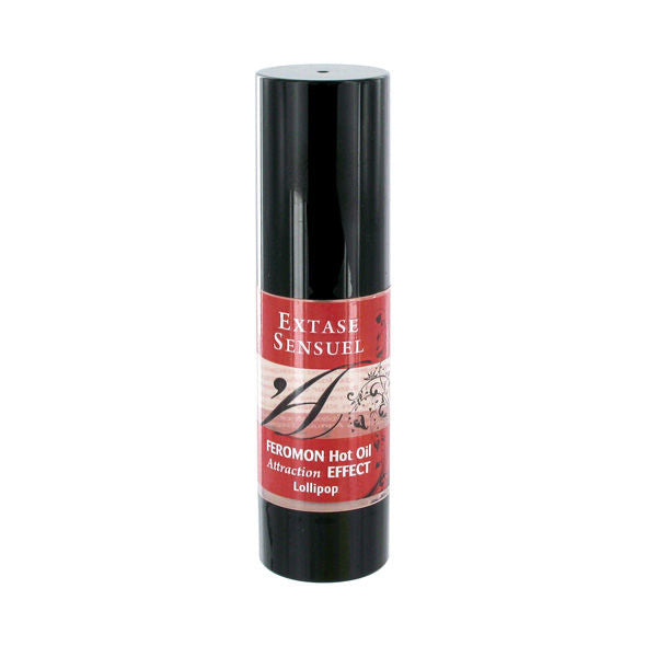 EXTASE EROTIC - HEATING EFFECT MASSAGE OIL WITH LOLLIPOP PHEROMONES 30 ML