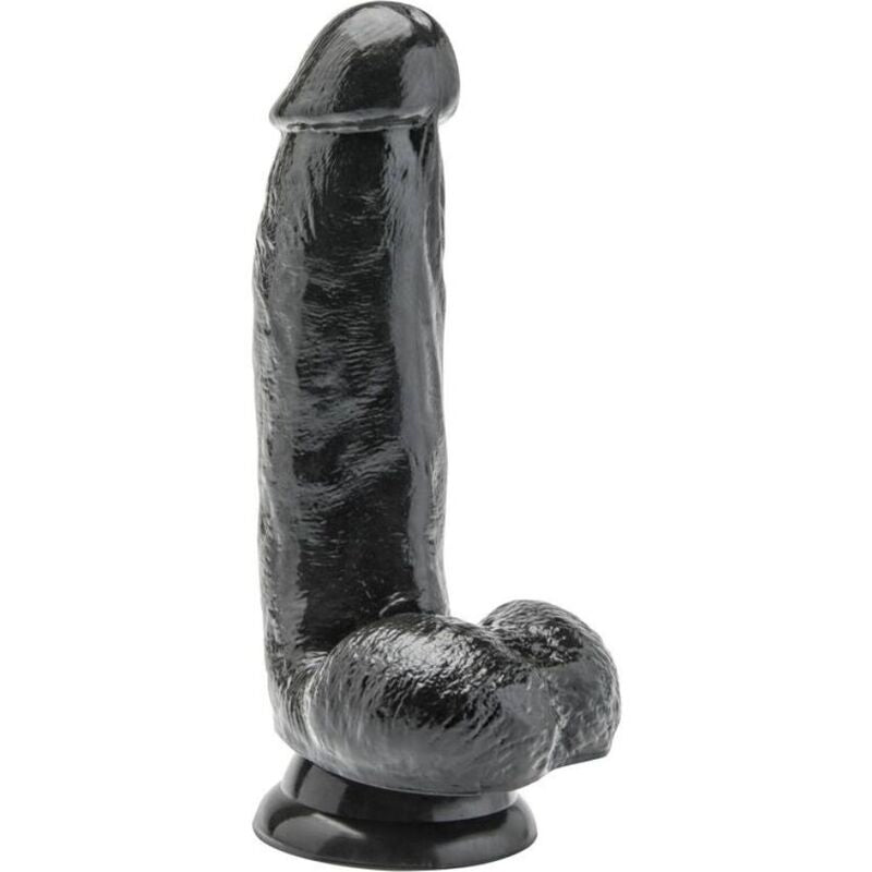 GET REAL - GODEMICHET 12 CM AVEC TESTICULES NOIR