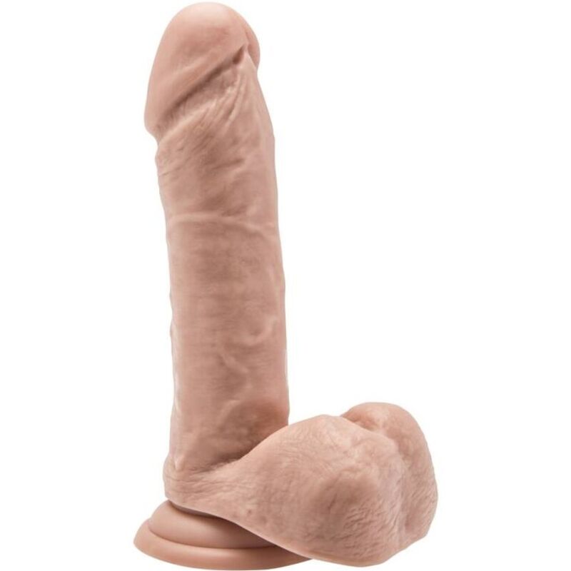 FAIS-MOI PLAISIR - GODEMICHET 18 CM AVEC COUILLES EFFET PEAU
