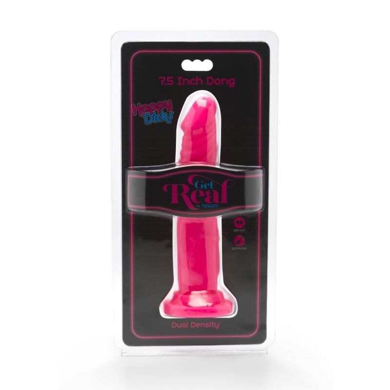 GET REAL - HAPPY DICKS ZIZI 19 CM ROSE