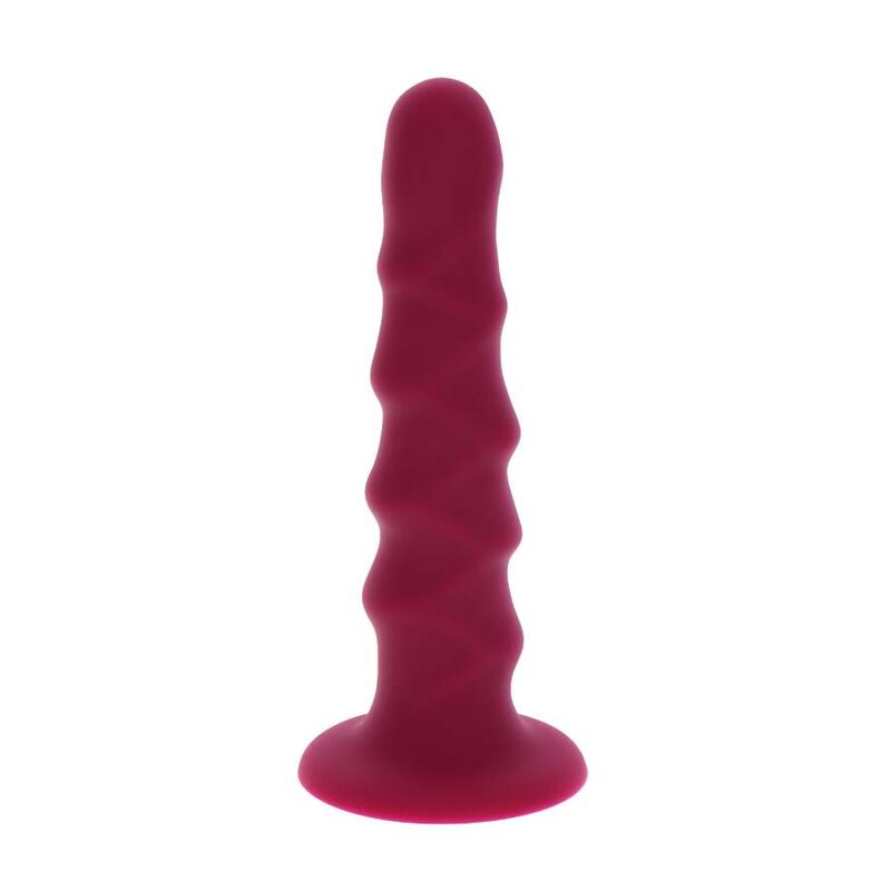 GET REAL - PÉNIS STRIÉ 12 CM ROUGE
