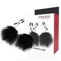 DARKNESS - Pinces à tétons à pompons 2
