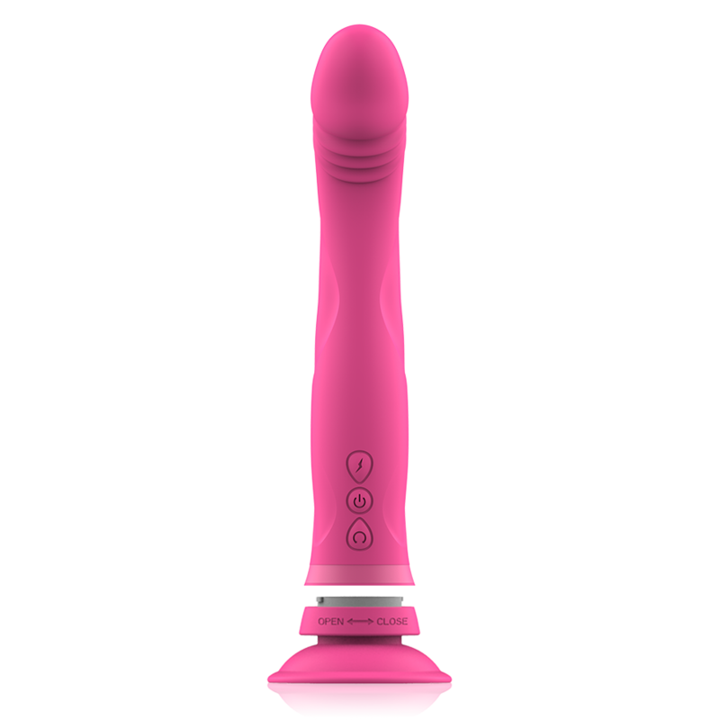 INTENSE - GODEMICHET VIBRANT EN SILICONE ROSE MICHELANGELO