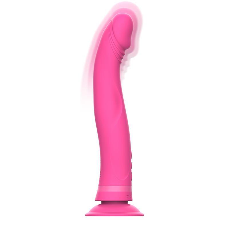 INTENSE - GODEMICHET VIBRANT EN SILICONE ROSE MICHELANGELO