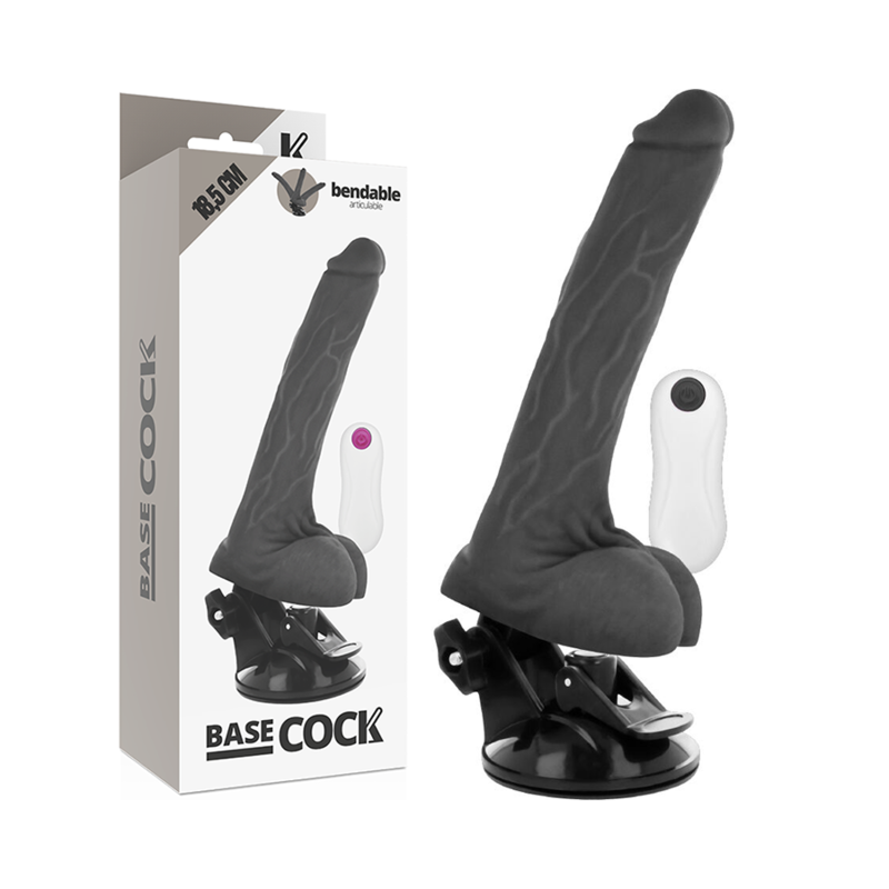 BASECOCK - TÉLÉCOMMANDE NOIRE RÉALISTE ARTICULÉE 18,5 CM -O- 4 CM