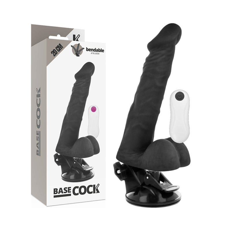 BASECOCK - TÉLÉCOMMANDE ARTICULÉE RÉALISTE NOIRE 20 CM -O- 4,5 CM